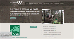 Desktop Screenshot of haimwoodshooting.com